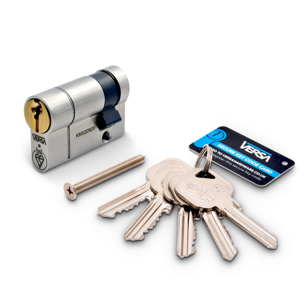 VERSA Euro Single Cylinders British Standard Kitemarked TS007 1*