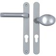 Hoppe Asgard Lever Moveable Pad UPVC Multipoint Door Handles - 92mm/70mm PZ Unsprung 205mm Screw Centres