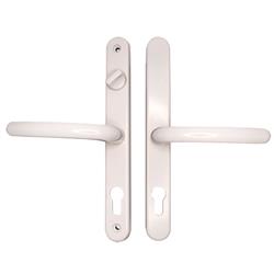 Fab & Fix Farnham Lever Lever UPVC Multipoint Door Handles - With Snib 68mm PZ Sprung 215mm Screw Centres