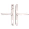 Fab & Fix Farnham Lever Lever UPVC Multipoint Door Handles - With Snib 68mm PZ Sprung 215mm Screw Centres