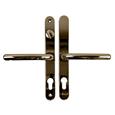 Fab & Fix Farnham Lever Lever UPVC Multipoint Door Handles - With Snib 68mm PZ Sprung 215mm Screw Centres