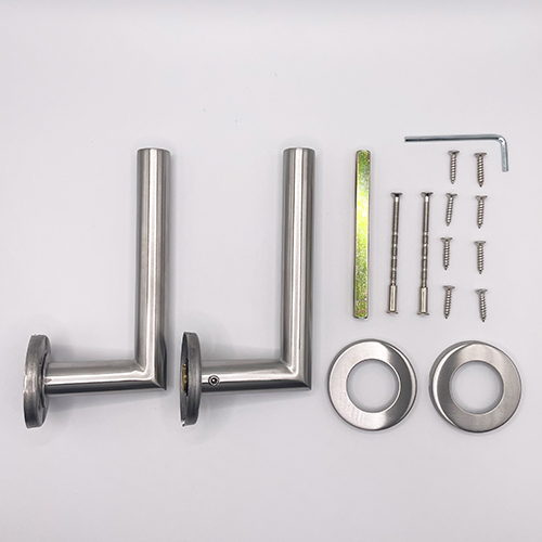 TSS Fire Rated Stainless Steel (SSS) 19mm Mitred Lever On Rose Furniture