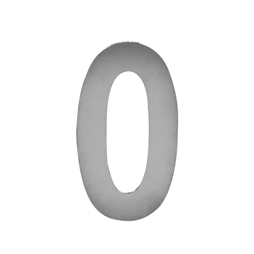 TSS 3” Stick On Door Numerals - 201 Stainless Steel