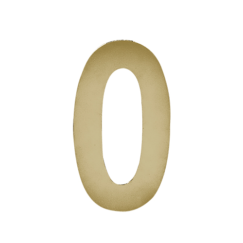 TSS 3” Stick On Door Numerals - 201 Stainless Steel