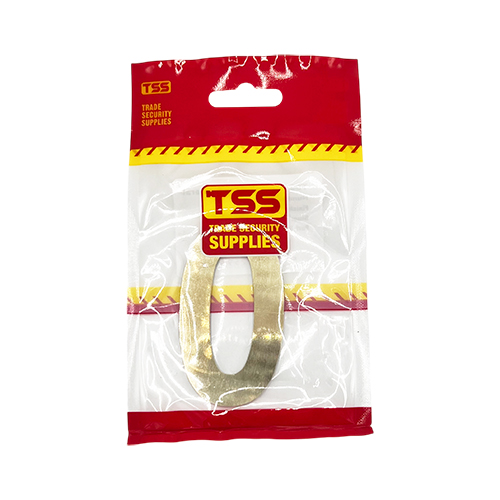 TSS 3” Stick On Door Numerals - 201 Stainless Steel