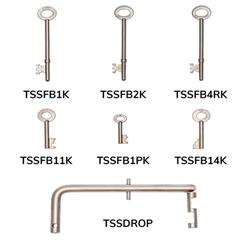 TSS Fire Brigade Rim/Mortice & Padlock Key Set