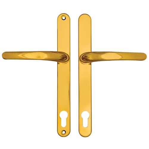 Millenco Lever Lever UPVC Multipoint Door Handles -  117mm PZ Sprung 237mm Screw Centres