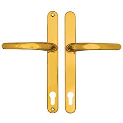 Millenco Lever Lever UPVC Multipoint Door Handles -  117mm PZ Sprung 237mm Screw Centres