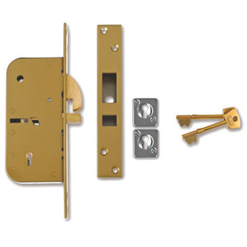 (Ex Chubb) Union 3M50 Non British Standard 5 Lever Mortice Hookbolt Deadlock