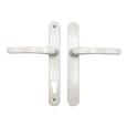 TSS Blank External Lever Lever French Door Multipoint Handles – 92mm PZ Sprung 210mm Screw Centres