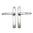 TSS Blank External Lever Lever French Door Multipoint Handles – 92mm PZ Sprung 210mm Screw Centres