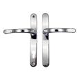 TSS Blank External Lever Lever French Door Multipoint Handles – 92mm PZ Sprung 215mm Screw Centres