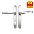 TSS Blank External Lever Lever French Door Multipoint Handles – 92mm PZ Sprung 215mm Screw Centres