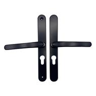 TSS Lever Lever UPVC Multipoint Door Handles - 48mm PZ - Sprung - 215mm Screw Centres