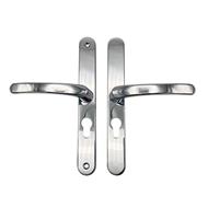TSS Lever Lever UPVC Multipoint Door Handles - 48mm PZ - Sprung - 215mm Screw Centres