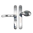 TSS Lever Moveable Pad Offset UPVC Multipoint Door Handles - 70/92mm PZ - Sprung - 215mm Screw Centres
