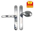 TSS Lever Moveable Pad Offset UPVC Multipoint Door Handles - 70/92mm PZ - Sprung - 215mm Screw Centres