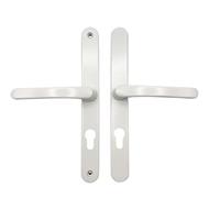 TSS Lever Lever UPVC Multipoint Door Handles - 70mm PZ - Sprung - 240mm Screw Centres
