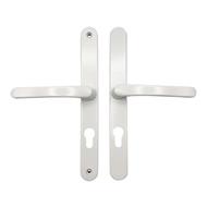 TSS Lever Lever UPVC Multipoint Door Handles - 70mm PZ - Sprung - 240mm Screw Centres