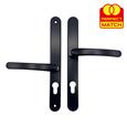 TSS LeverLever Offset UPVC Multipoint Door Handles - 48/87mm PZ - Sprung - 240mm Screw Centres