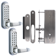 CODELOCKS CL0530 / CL0535 Back To Back Digital Lock Stainless Steel with XTD Gate Lock