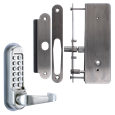 CODELOCKS CL0530 / CL0535 Digital Lock Stainless Steel with XTD Gate Lock