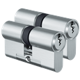 EVVA EPSnp Keyed Alike Pair DZ Euro Double Cylinder 6 Keys TS007 3*