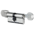 EVVA ICS KDZ Euro Key & Turn Cylinder Keyed To Differ 3 Keys TS007 3*