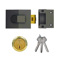 TSS 6 Pin Modern Rollerbolt Nightlatch 60mm