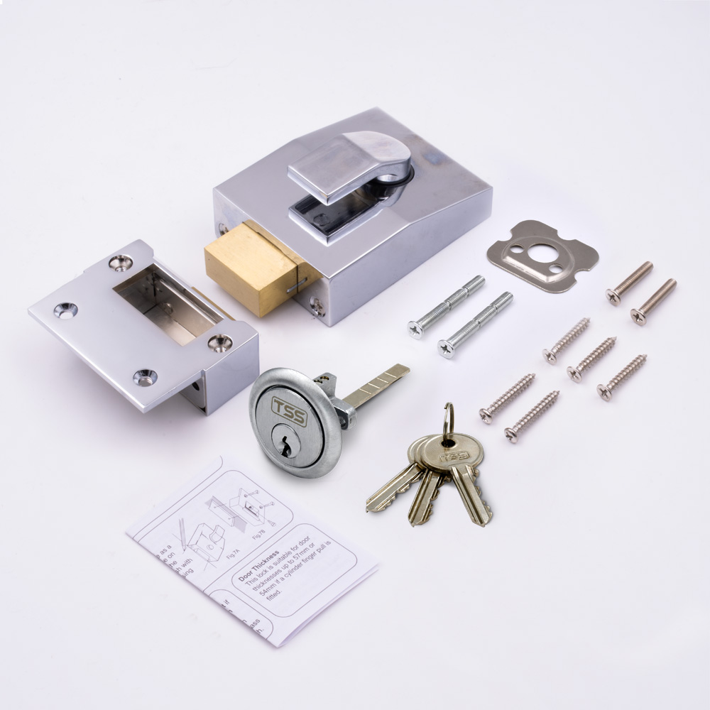 TSS 5 Pin Modern Deadbolt Rim Nightlatch