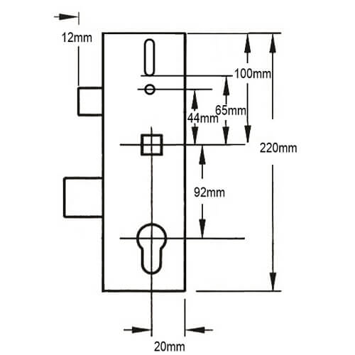 Saracen Multipoint Gearbox - Lift Lever or Split Spindle