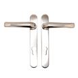 TSS Grade 304 Stainless Steel Lever Lever UPVC Multipoint Door Handles - 92mm PZ Sprung 122mm Screw Centres	