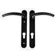 TSS Traditional Style Lever Lever UPVC Multipoint Door Handles - 92mm PZ Sprung 122mm Screw Centres