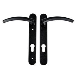 TSS Traditional Style Lever Lever UPVC Multipoint Door Handles - 92mm PZ Sprung 122mm Screw Centres