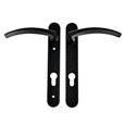 TSS Traditional Style Lever Lever UPVC Multipoint Door Handles - 92mm PZ Sprung 122mm Screw Centres