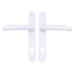 TSS DDA/EA Compliant Lever Lever UPVC Multipoint Door Handles - 92mm PZ Sprung 210mm Screw Centres