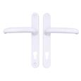 TSS DDA/EA Compliant Lever Lever UPVC Multipoint Door Handles - 92mm PZ Sprung 210mm Screw Centres