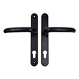 TSS DDA/EA Compliant Lever Lever UPVC Multipoint Door Handles - 92mm PZ Sprung 210mm Screw Centres
