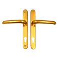 TSS DDA/EA Compliant Lever Lever UPVC Multipoint Door Handles - 92mm PZ Sprung 210mm Screw Centres