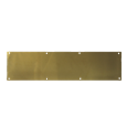ASEC Kick Plate 150mm Height x 1.2mm Depth (PB) Polished Brass
