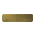 ASEC Kick Plate 150mm Height x 1.2mm Depth (PB) Polished Brass