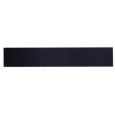ASEC Kick Plate 150mm Height x 1.2mm Depth (BL) Powder Coated Stainless Steel Black