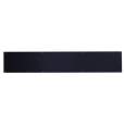 ASEC Kick Plate 150mm Height x 1.2mm Depth (BL) Powder Coated Stainless Steel Black