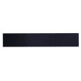 ASEC Kick Plate 150mm Height x 1.2mm Depth (BL) Powder Coated Stainless Steel Black