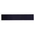 ASEC Kick Plate 150mm Height x 1.2mm Depth (BL) Powder Coated Stainless Steel Black