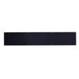 ASEC Kick Plate 150mm Height x 1.2mm Depth (BL) Powder Coated Stainless Steel Black