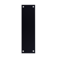 ASEC Finger Plate 75mm Width x 1.2mm Depth (BL) Powder Coated Stainless Steel Black