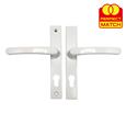 TSS Lever Lever UPVC Multipoint Door Handles - 70mm PZ - Sprung - 180mm Screw Centres - 7mm Follower
