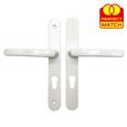 TSS Lever Lever UPVC Multipoint Door Handles - 70mm PZ - Sprung - 200mm Screw Centres - 7mm Follower