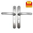 TSS Lever Lever UPVC Multipoint Door Handles - 70mm PZ - Sprung - 200mm Screw Centres - 7mm Follower